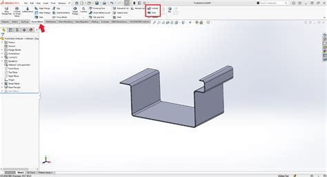 creating a curved sheet metal part in solidworks|SolidWorks fold sheet metal.